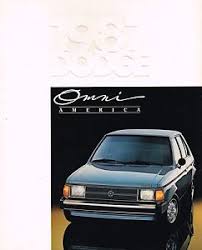 Details About Big 1987 Dodge Omni America Brochure Catalog With Color Chart Specs
