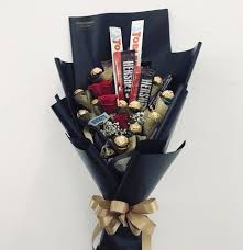 Bouquet chocolate tutorial | diy gifts ideas tutorial #1. 3 Days Flower Bouquet Designer Cakes Personalised Gifts More Type Food Bouquet Giftr Malaysia S Leading Online Gift Shop
