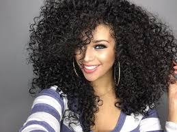 It features springy bohemian curls with a radiant golden tint that complement the skin tone wonderfully. Curly Weave Hairstyles For Natural Hair Novocom Top
