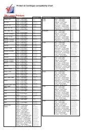 Lexmark Compatibility Chart