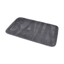 Choisissez votre couleur de tapis de bain pour avoir une salle de bain assortie : Douceur D Interieur 6gmb370gr Tapis De Bain Microfibre Anthracite 45 X 75 Cm Cuisine Maison Cdiscount Maison