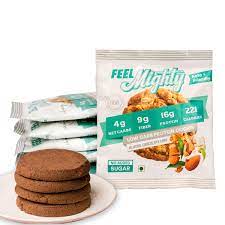 Each cookie has 198 calories and 5 ww freestyle smartpoints! Feel Mighty Low Carb Protein Cookies Sugar Free Keto Friendly Gluten Free Low Calorie Snack Pack Of 5 Almond Chocolate Chip Flavoured Cookies Amazon In Grocery Gourmet Foods
