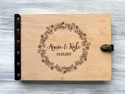 Wedding Photo Album Wreath Photo Album Wood Photo Album Rustic Photo Album Custom Wedding Album Woode Wedding Photo Albums Rustic Photo Albums Photo Album