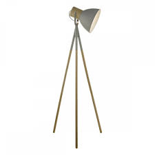 Same day delivery 7 days a week £3.95, or fast store collection. Scandinavian Matte Grey And Wood Tripod Floor Lamp Lighting Company