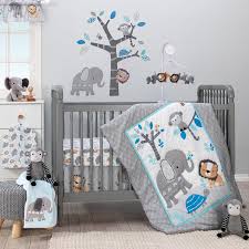 Bedtime Originals Jungle Fun 3 Piece Crib Bedding Set Gray Babies R Us Canada