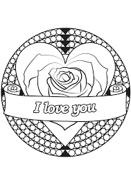 Free coloring pages to download and print. Valentine S Day 3 Valentine S Day Adult Coloring Pages