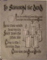 To Summon The Dead Wiccan Spell Book Witchcraft Spell Books Black Magic Witchcraft