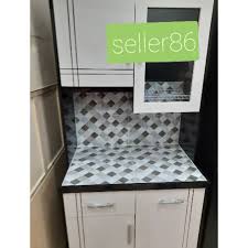 Pembuatan lemari dapur atau kitchen set model minimalis dan klasik dengan gambar design 3d by gavin furniture. Harga Lemari Dapur Terbaik Perlengkapan Aksesoris Dapur Perlengkapan Rumah Juni 2021 Shopee Indonesia