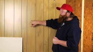 Drywall (also known as plasterboard, wallboard, sheet rock, gypsum board, buster board, custard board, or gypsum panel) is a panel made of calcium sulfate dihydrate (gypsum). Drywalling Over Paneled Walls Drywall Help Youtube