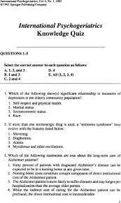 Download free health questions and answers trivia public appropriately you can download it instantly. International Psychogeriatrics Knowledge Quiz International Psychogeriatrics Cambridge Core