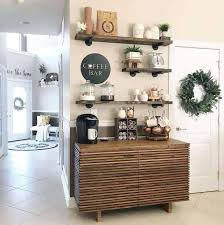 There are several bar cabinet ideas for all those of you who don't have the space for a large bar for coffee and wine places. 22 Coffee Bar Ideas You Can Diy This Weekend Decor Snob