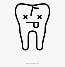 Mouth and teeth coloring page to color, print or download. Teeth Transparent Coloring Page Printable Teeth Transparent Hd Png Download Kindpng