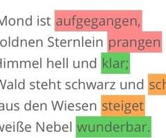 Eine leichte übung zur bestimmung des jambus in gedichten. Anapast