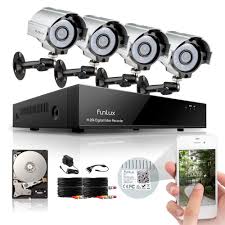 Capture cards 4 ch, 8 ch, 16 ch, 32 ch. Funlux 8 Channel Hdmi Dvr 4 700tvl Ir Outdoor Camera Home Security System 1tb