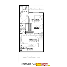 House Plan For 20 Feet By 45 Feet Plot Plot Size 100 Square Yards Gharexpert Com House Map House Plans House Plans With Photos