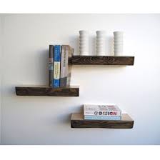 bark floating shelf shelves wall cubby storage