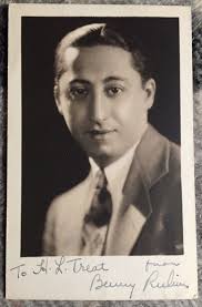 Benny RUBIN—SIGNED Photo•O.Welles•J.Benny•W+Woolsey•A+Costello•Stooges•Marx  Bros