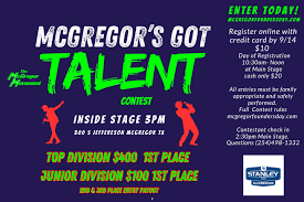 McGregor's Got Talent