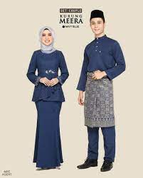 Lihat ide lainnya tentang baju kurung, wanita, gaun. 40 Trend Terbaru Baju Kurung Couple Malaysia Lamaz Morradean