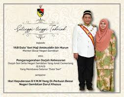 Menteri besar n,sembilan dato' seri utama hj. Pejabat Setiausaha Kerajaan Negeri Sembilan Setinggi Tahniah Dato Seri Facebook