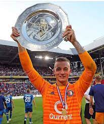 Feyenoord rotterdam * aug 6, 1983 in rotterdam, netherlands Justin Bijlow Winner Johan Cruijff Schaal 2018 Modern Aprons Soccer Club Rotterdam