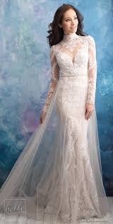 Allure Bridals Wedding Dress Collection Fall 2018 Belle The Magazine Allure Bridal Gowns Allure Bridal Wedding Dress Necklines