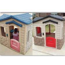 Pin By Jaime Gates On Kids Little Tikes Playhouse Little Tikes Playhouse Makeover Play Houses