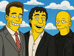 La razón por la que Sylvester Stallone, Bruce Willis y Arnold  Schwarzenegger renunciaron a aparecer en Los Simpson