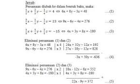 Kumpulan soal spltv kelas 10. Bank Soal Matematika Kelas X Sma Sistem Persamaan Linear Tiga Variabel Spltv Ibu Guru Susi Sr