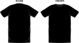 Blank T Shirt Design Template Psd New Black T Shirt Template Vector Sarahgardan In 2020 T Shirt Design Template Design Kaos Shirt Template