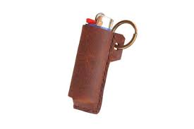 Leather Lighter Keychain Leather Keychain Leather Lighter Holder Leather Lighter Cover Leath In 2020 Leather Keychain Leather Leather Hair Accessories