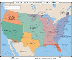 U S History Wall Maps Growth Of U S To 1853 History Wall World History Map Missouri Compromise