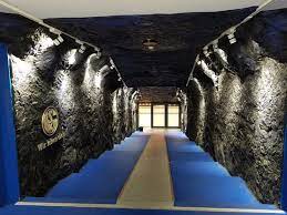 A view of the players tunnel inside the veltins. Player Tunnel Picture Of Veltins Arena Gelsenkirchen Tripadvisor