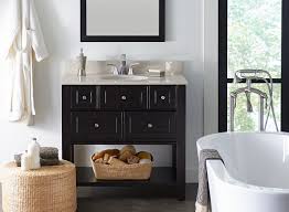Design element london 48 in w x 22 d vanity white with marble top carrara mirror and makeup table review bathroom vanities with makeup area ideas house generation. Choosing A Bathroom Vanity Sizes Height Depth Designs More Hayneedle