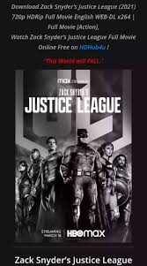 Watch zack snyder's justice league (2021) full movies online free gogomovies. Justice League Snyder Cut Full Movie Download In Hindi Filmyzilla