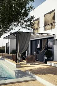 33 Ideen Fur Den Garten Mit Gardinen Die Erholungsecke Im Sommer Muss Uber Alle Extras Verfugen Moderne Pergola Pergola Dach Pergola Plane