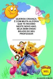 É de extrema importância que a mensagem seja passada da forma. 16 Cartoes De Volta As Aulas Do Ursinho Pooh Educacao Infantil Aluno On