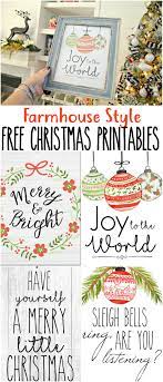 Print And Display Our Free Farmhouse Style Printable Decor This Christmas Free Christmas Printables Free Christmas Christmas Diy