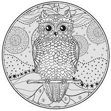 In various spiritual traditions, mandalas may be employed for focusing attention of practitioners and adepts, as a spiritual guidance tool, for establishing a sacred space and as an aid to meditation and trance induction. Mandala Mit Eule Design Zentangle Handgezeichnete Abstrakte Fototapete Fototapeten Hallo Druckbare Monochrome Myloview De