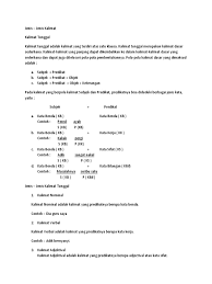 Maybe you would like to learn more about one of these? Jenis Jenis Kalimat Pdf