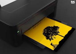 Free Printer Print Design Mockup Mockup Design Mockup Free Psd Mockup
