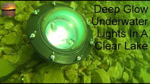 Deep Glow Underwater Lights In A Clear Lake Bass Feeding Youtube