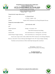 Contoh surat pengalaman kerja di rumah sakit. Contoh Surat Aktif Kerja Di Puskesmas