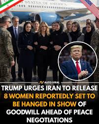 President Donald Trump said that Iran has released an American woman who he said had been wrongfully detained in the country since December 2024 – as the US military continues to strike