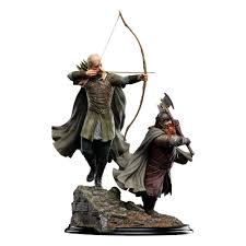Originalverpackt, sprache englisch, keine beschädigungen hi verkaufe hier meine herr der ringe schachfigur gimli nummer 11 mit packung und heft kann auch. Nerdchandise Der Herr Der Ringe Statue Legolas And Gimli At Amon Hen