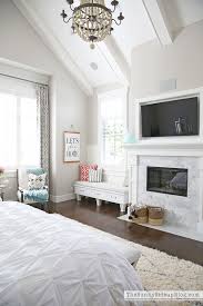 Allow an area of at least 8 by 8 feet in addition to your requirements for the beds, dressers and chests. Decorated Master Bedroom The Sunny Side Up Blog