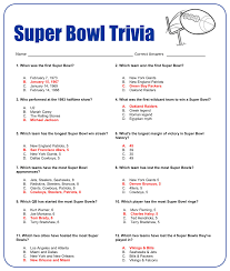Tylenol and advil are both used for pain relief but is one more effective than the other or has less of a risk of si. 6 Best Printable Sports Trivia Worksheet Printablee Com
