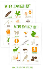 Printable Nature Scavenger Hunt Nature Scavenger Hunts Scavenger Hunt For Kids Childrens Activities