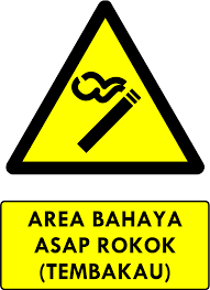 Safety Sign Area Asap Tembakau P3k
