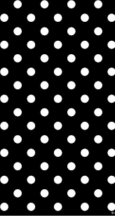 Black And White Polka Dot Background Png 